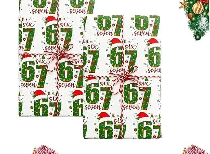 67 Meme Christmas Gift Wrap