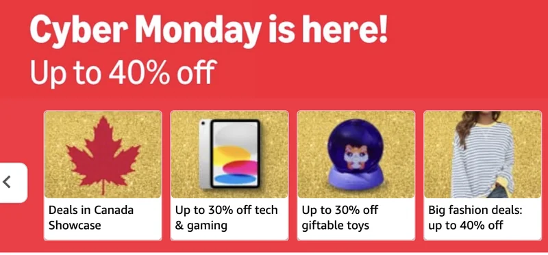 Amazon Canada Cyber Monday Deals: Save up to 40% off + More