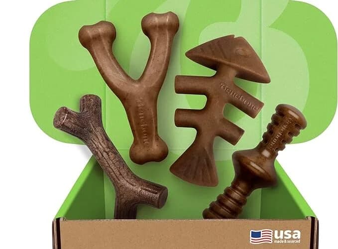 Benebone Large 4Pack Dog Chew Toys for