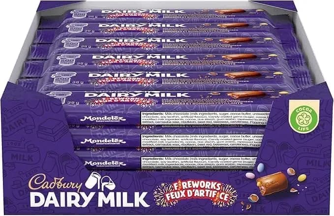 CADBURY DAIRY MILK Fireworks Chocolate Bar