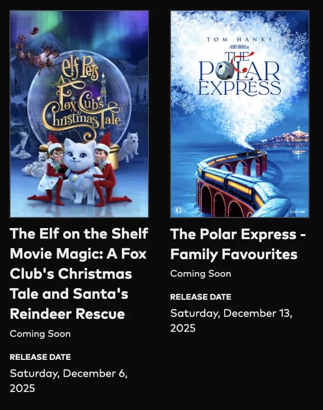 Cineplex Family Favourite Movies For December: See a Great Family Movie for only $3.99