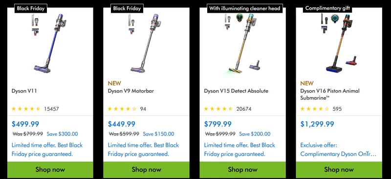 Dyson Canada Cyber Monday Deals Sale 2025: Offers Starting at $339.99