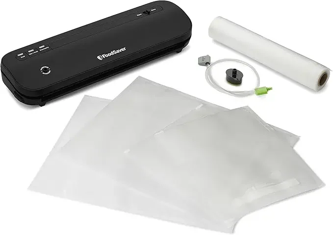 FoodSaver SpaceSaving Vacuum Sealer with Bags and