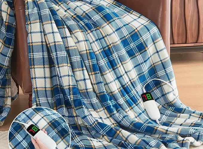 Heated Blanket Electric Throw