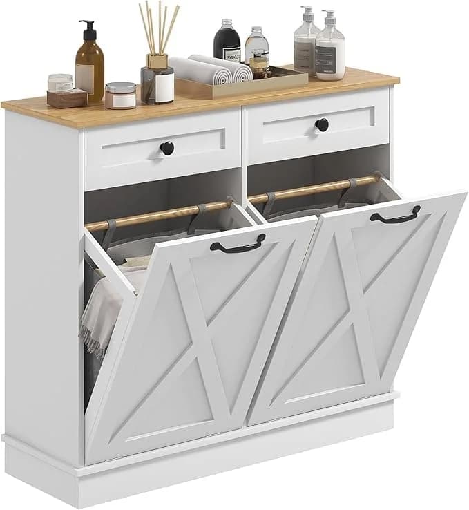 HOMCOM Laundry Cabinet