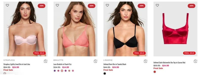 La Senza Canada Cyber Monday Deals Sale 2025: 50% off Everything + 10/$47 Panties