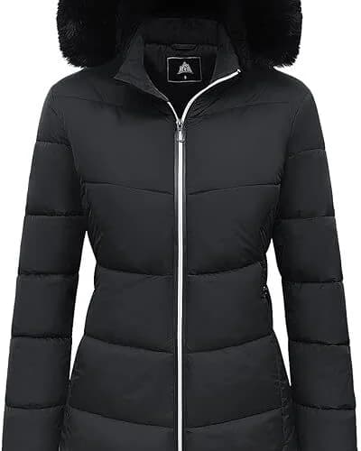 MOERDENG Womens Winter Windproof Warm Down Coats