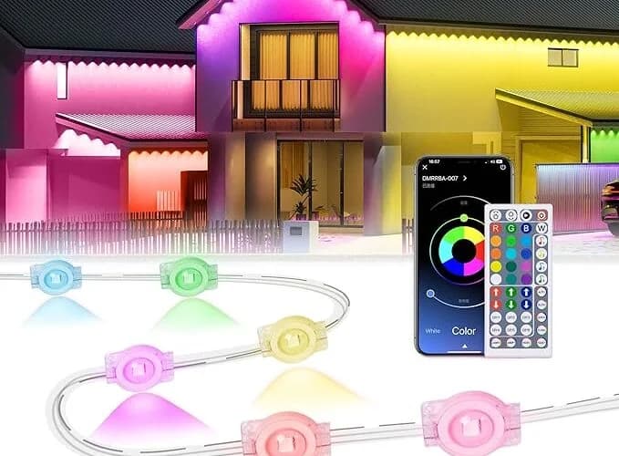 Nexillumi 150FT Permanent Outdoor Lights for House