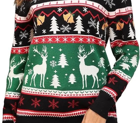 OLRIK Womens Ugly Christmas Sweater Funny Christmas