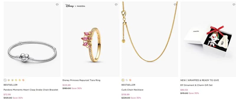 Pandora Canada Cyber Monday Deals Sale 2025: Save up to 50% off Select Styles