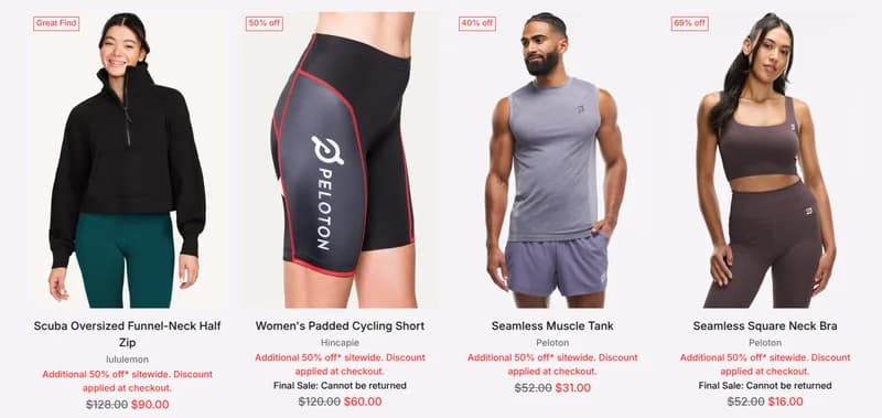 Peloton x Lululemon Canada Black Friday Sale 2025 *LIVE*: Extra 50% off Sitewide