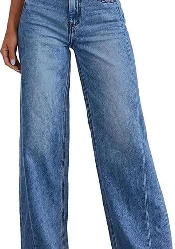 PRETTYGARDEN Wide Leg Jeans for Women Trendy
