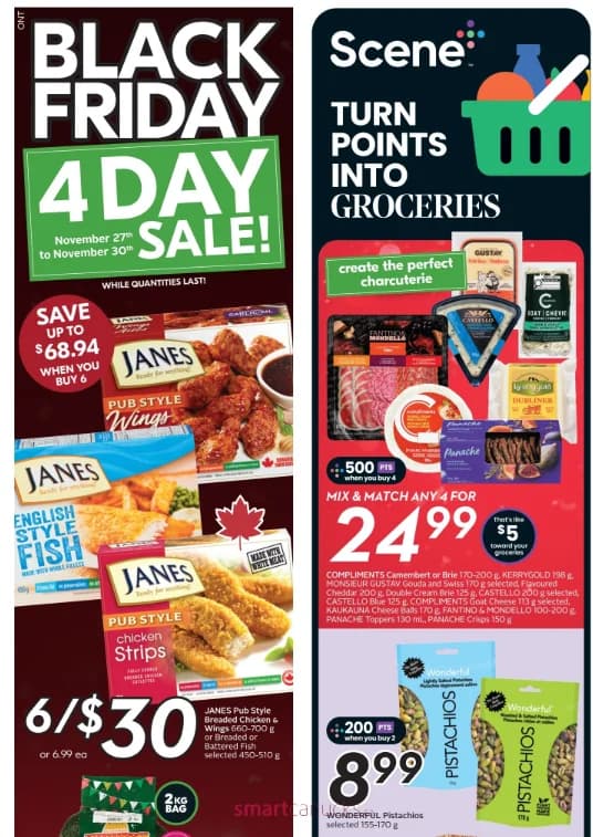 Sobeys Ontario Black Friday Deals: Janes Chicken or Fish Products 6/$30 + More