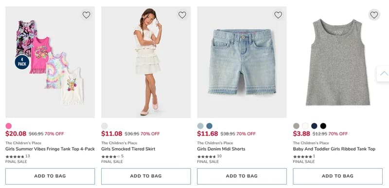 The Children’s Place & Gymboree Canada Cyber Monday Deals Sale 2025: 60% off Almost Everything with Promo Code + Free Shipping