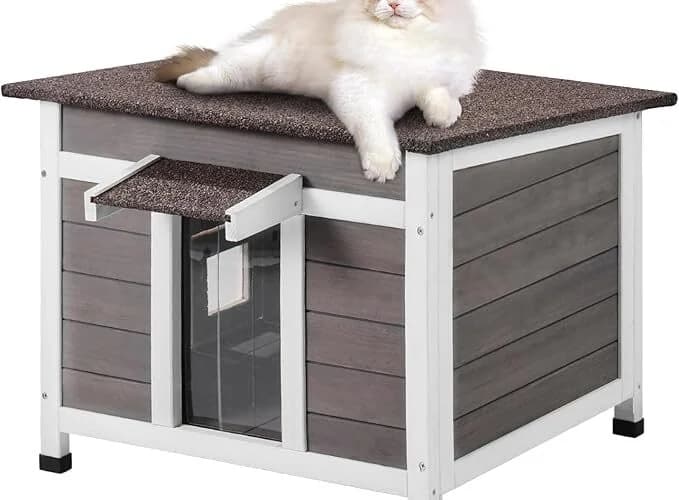 VEVOR Outdoor Cat House Weatherproof
