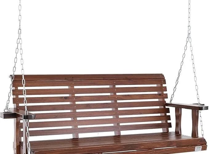 VEVOR Wooden Porch Swing 5