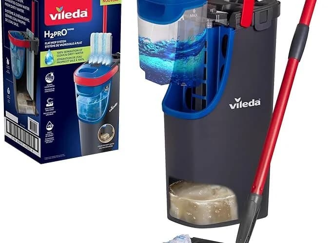 Vileda H2prO Flat Mop and Bucket Set