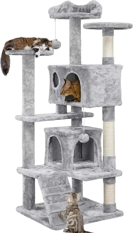 Yaheetech 54in MultiLevel Cat Tree with SisalCovered